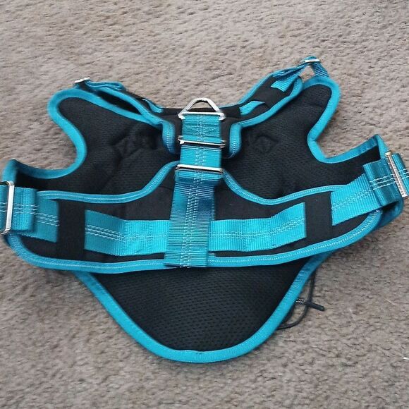 No Pull Dog Harness  Heavy Duty Dog Harness with Handle and Poop Bag Holder Sz M - Picture 8 of 9